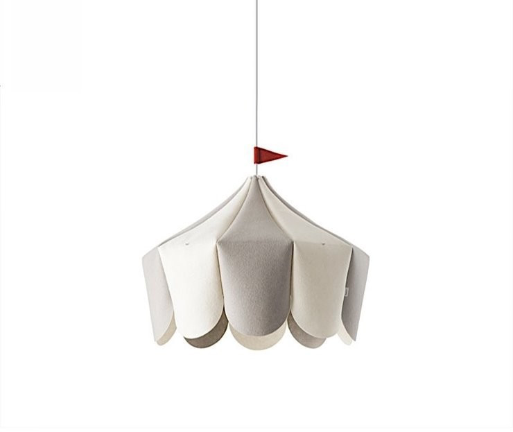 BUOKIDS Lampe chapiteau gris