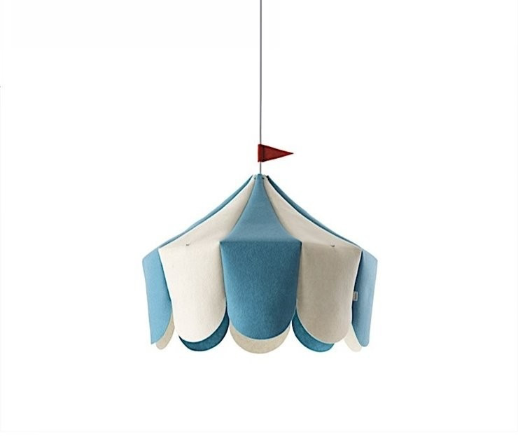 BUOKIDS Lampe chapiteau bleu
