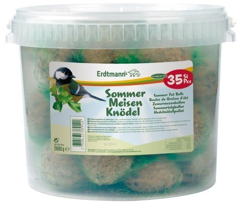Erdtmanns Summer Fat Balls bucket 35 pieces