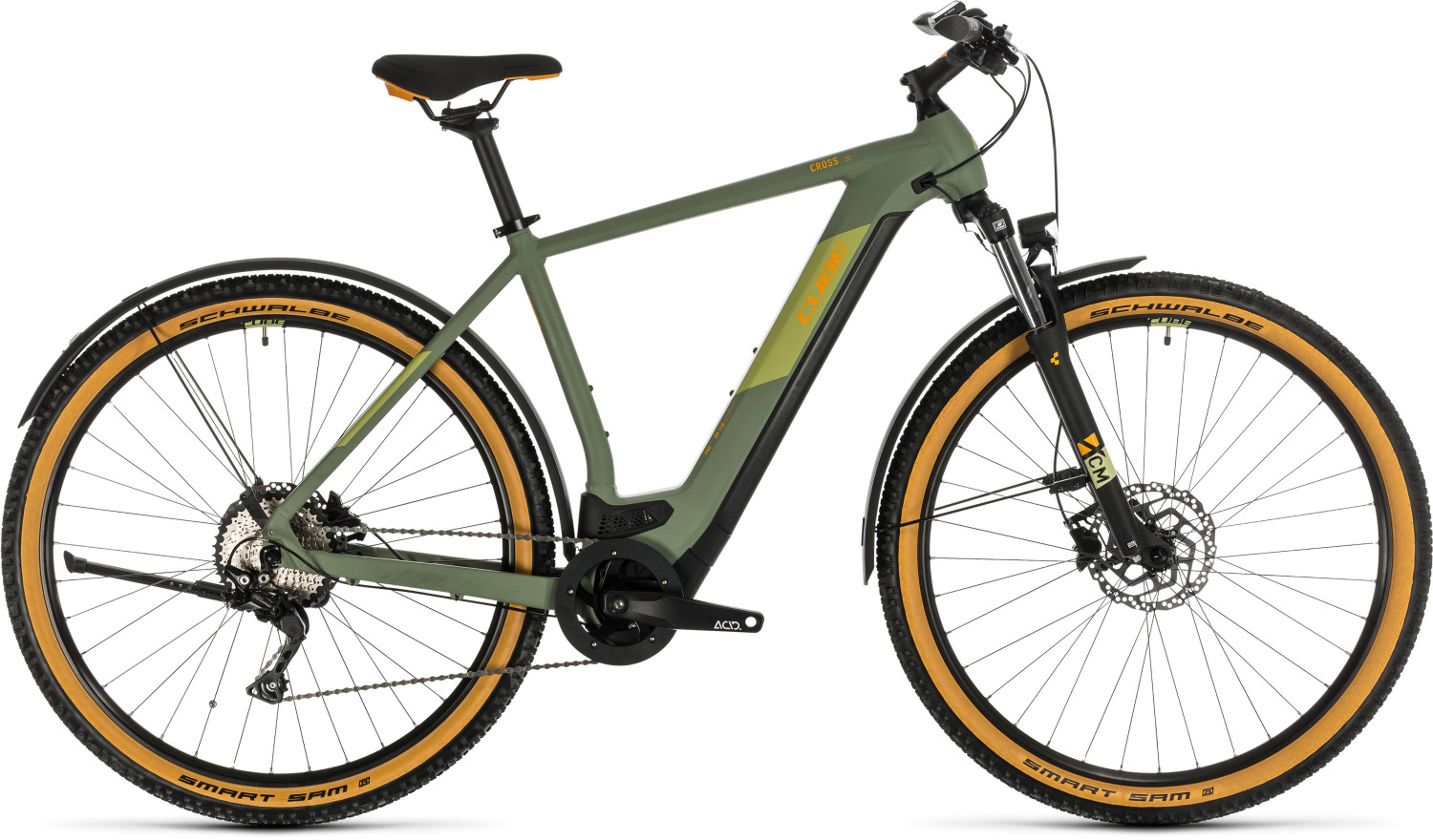 Cube Cross Hybrid Pro 500 Allroad Gents (2020) green