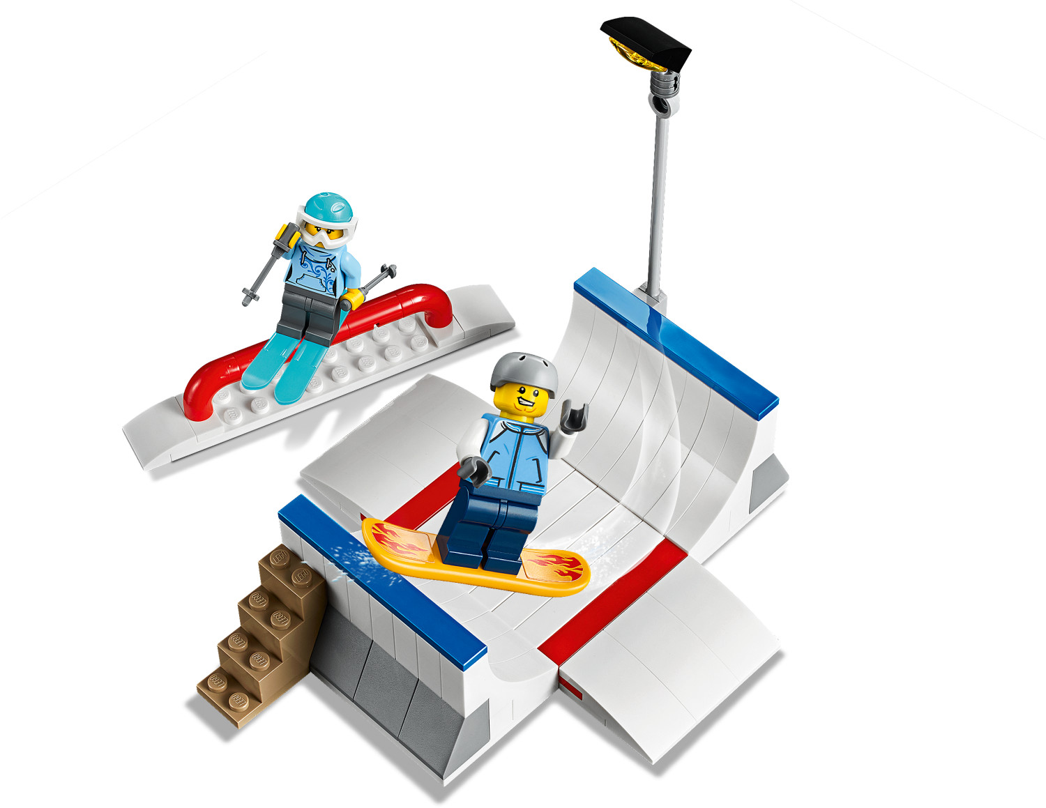 LEGO-La Station City Décor de Sports d'hiver Incluant Un Poste de
