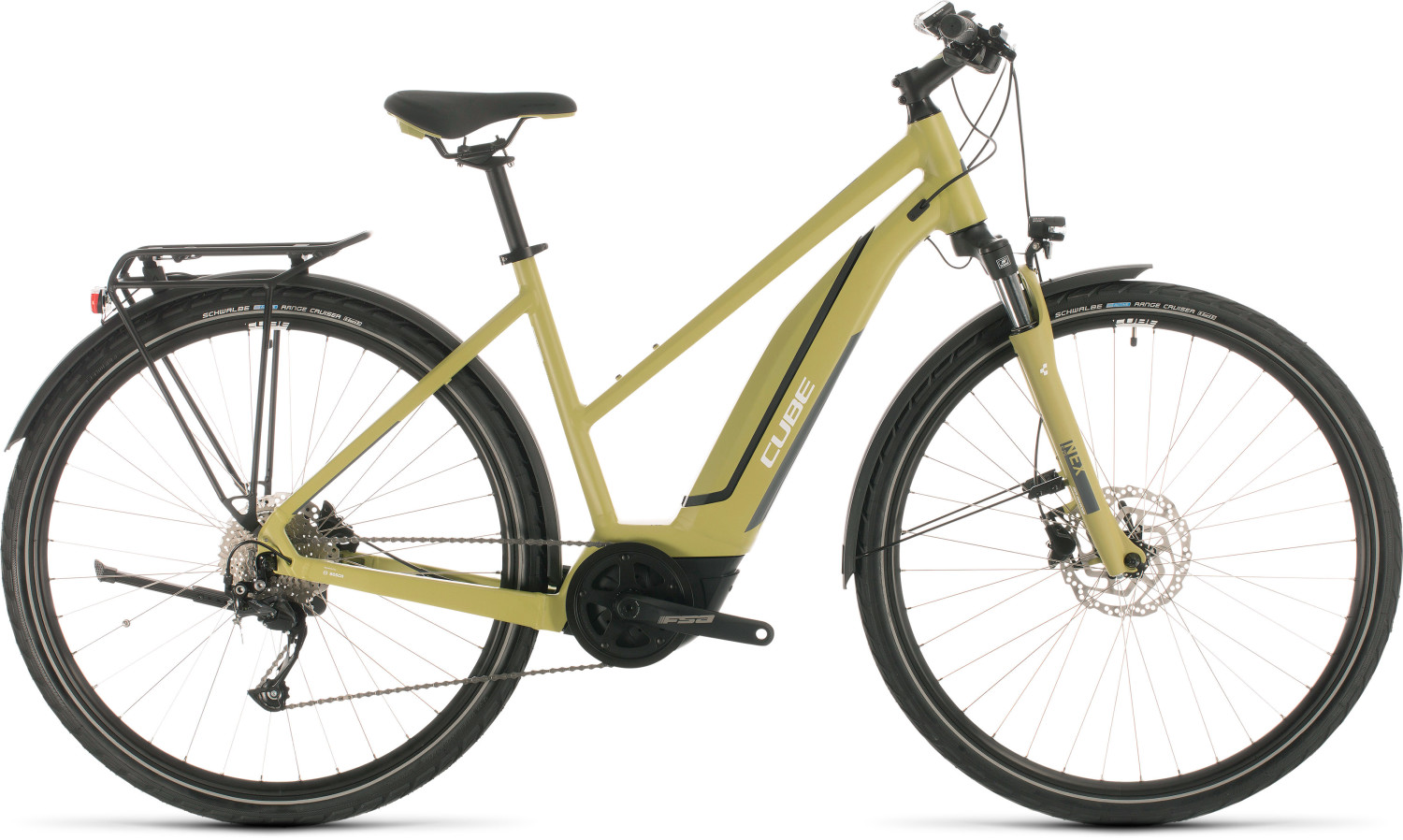 Cube Touring Hybrid ONE 400 (Ladys) (2020) green