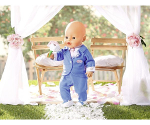 BABY born Deluxe Hochzeitsmode 43 cm Kleid Anzug Puppe AUSWAHL Zapf Creation 