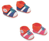 Lot De 2 Paires De Chaussures En Tissu Pour Poupée 30-43 Cm – Ballerines Rose Et Blanche Avec Nœuds, Cadeau Enfant 3 Ans+