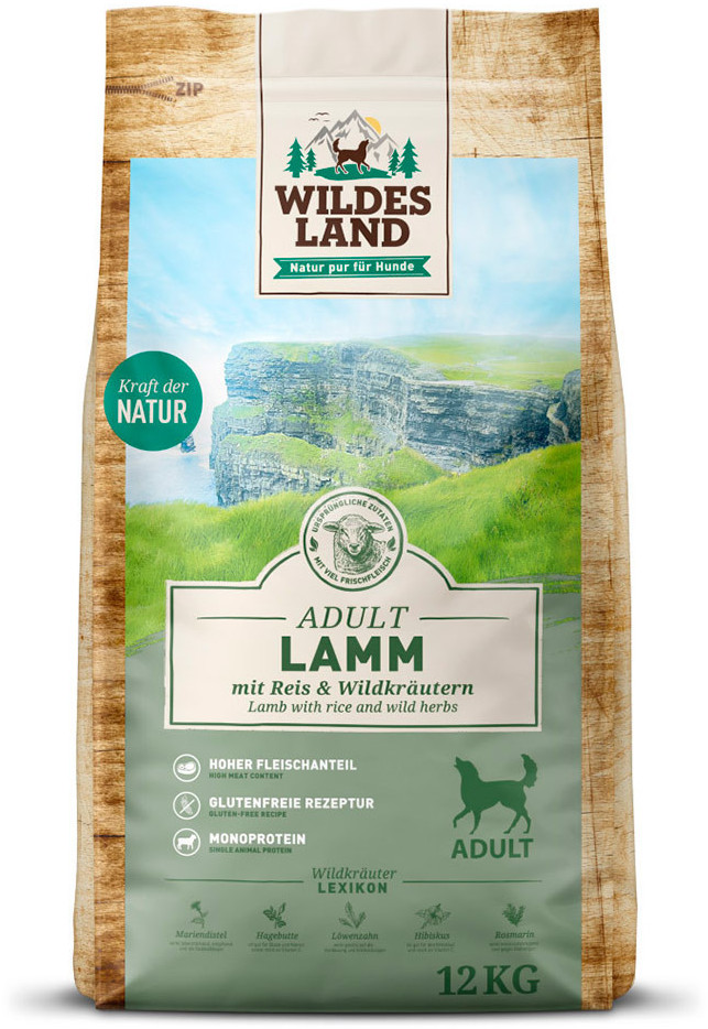 Wildes Land Croquettes pour chien 12kg Wildes Land Croquettes pour chien 12kg