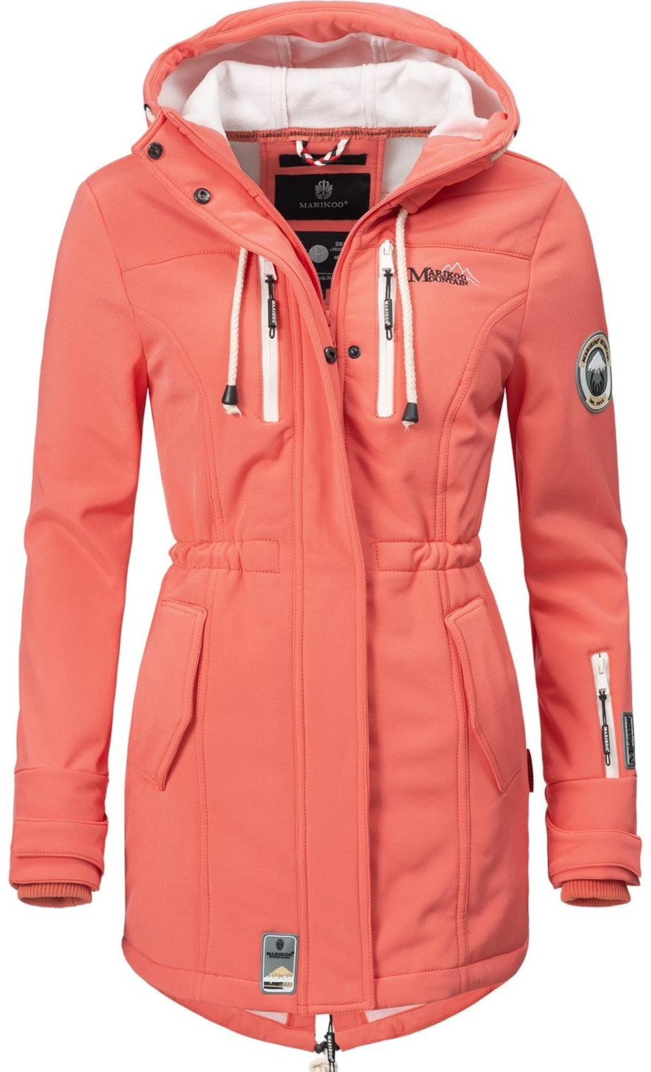 Marikoo Zimtzicke darkgrey / koralle / white