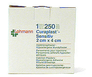 Lohmann & Rauscher Curaplast Sensitiv Injektionspflaster 2 x 4 cm (250 Stk.)