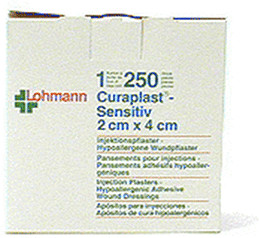 Lohmann & Rauscher Curaplast Sensitiv Injektionspflaster 2 x 4 cm (250 Stk.)