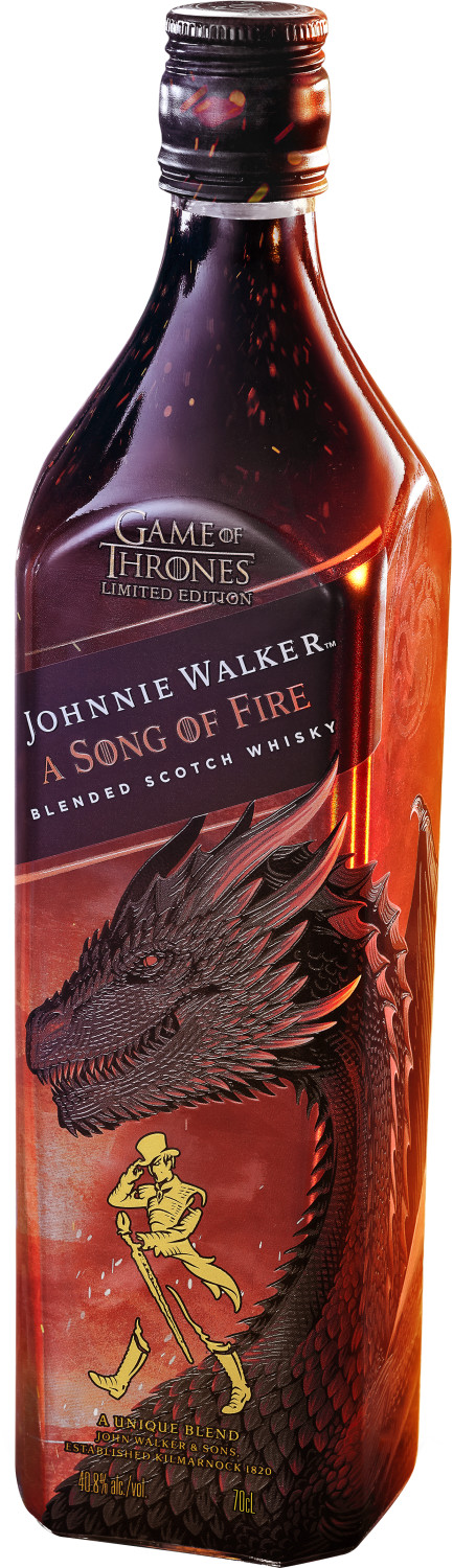 Johnnie Walker A Song of Fire Blended Scotch Whisky Game of Thrones 0,7l 40,8%