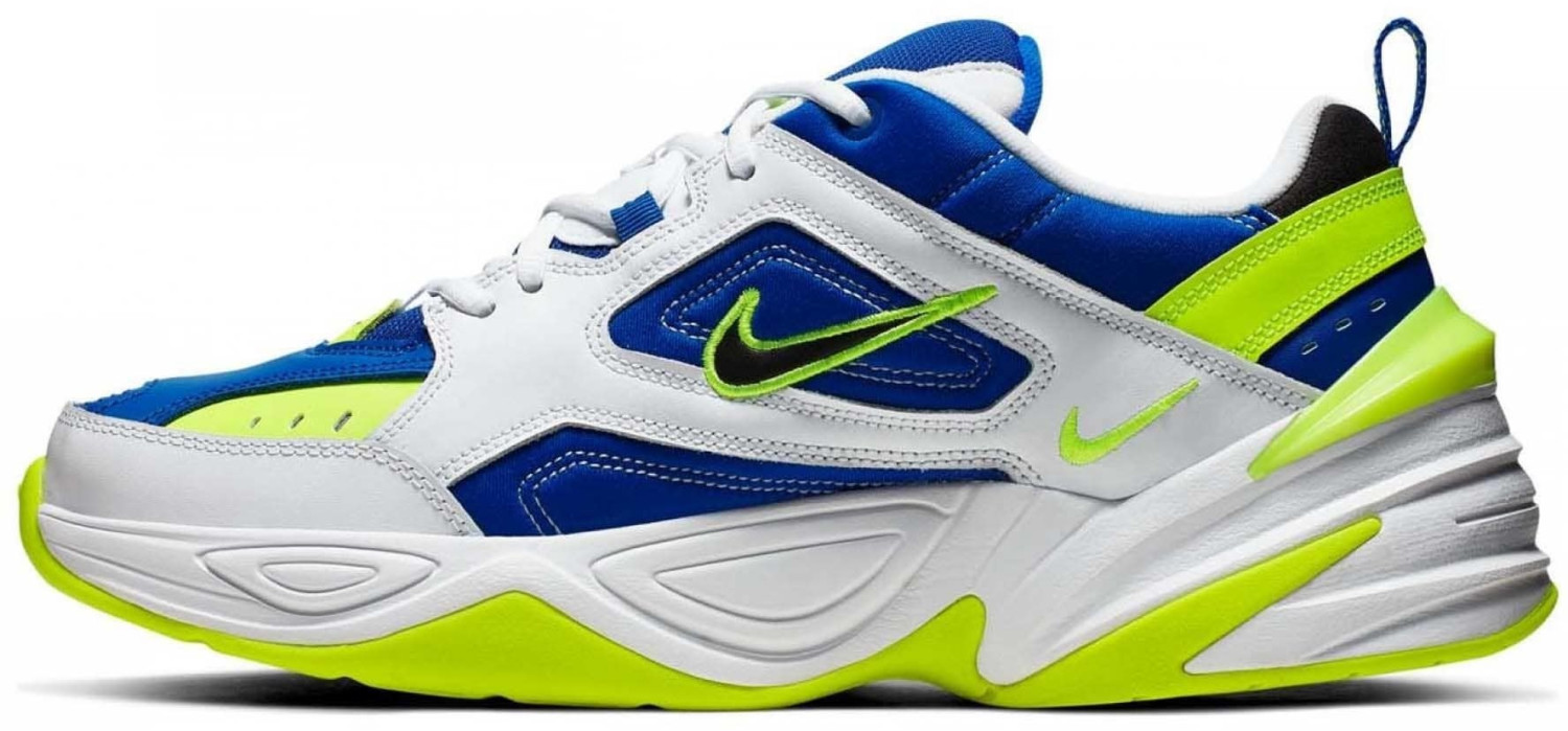 nike m2k tekno yellow white