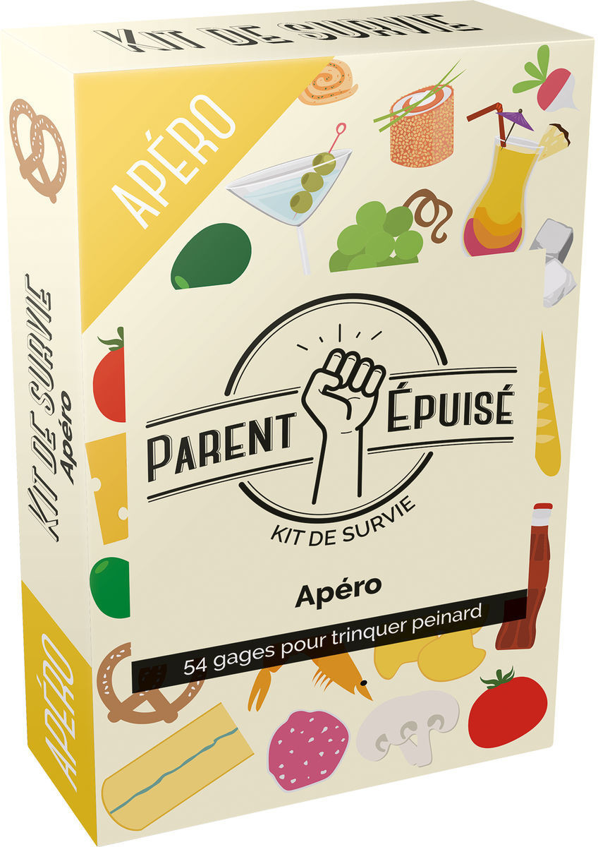 Parent Épuisé - Kit de survie Apéro