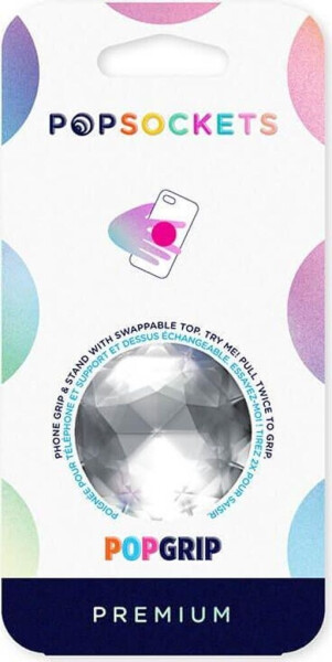 PopSockets Grip & Stand Disco Crystal Silver, Bild 16