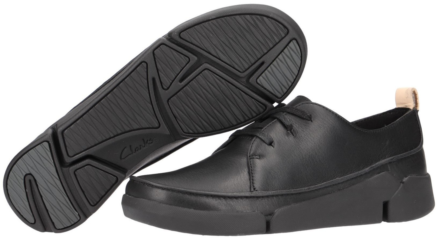 clarks tri clara black leather