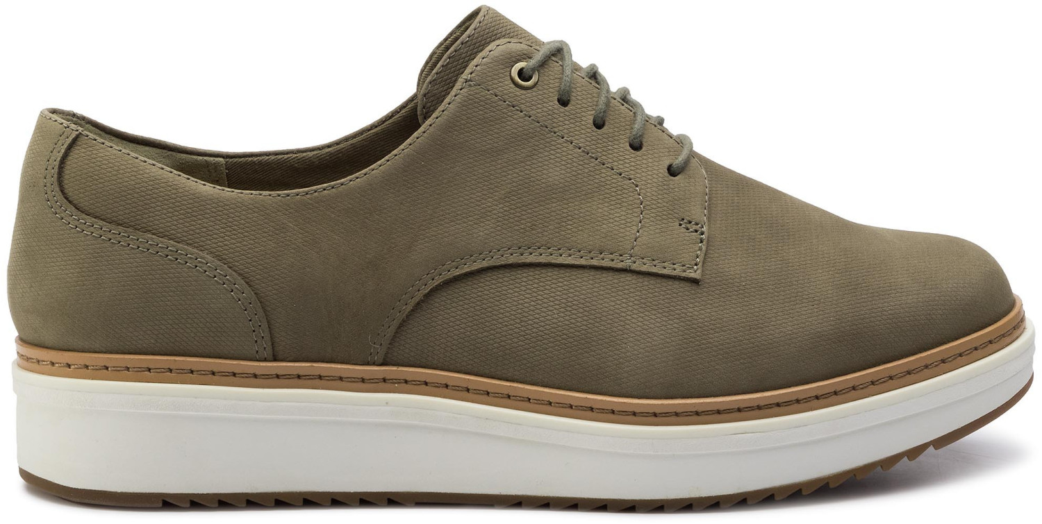 Clarks Teadale Rhea Derbys olive nubuck