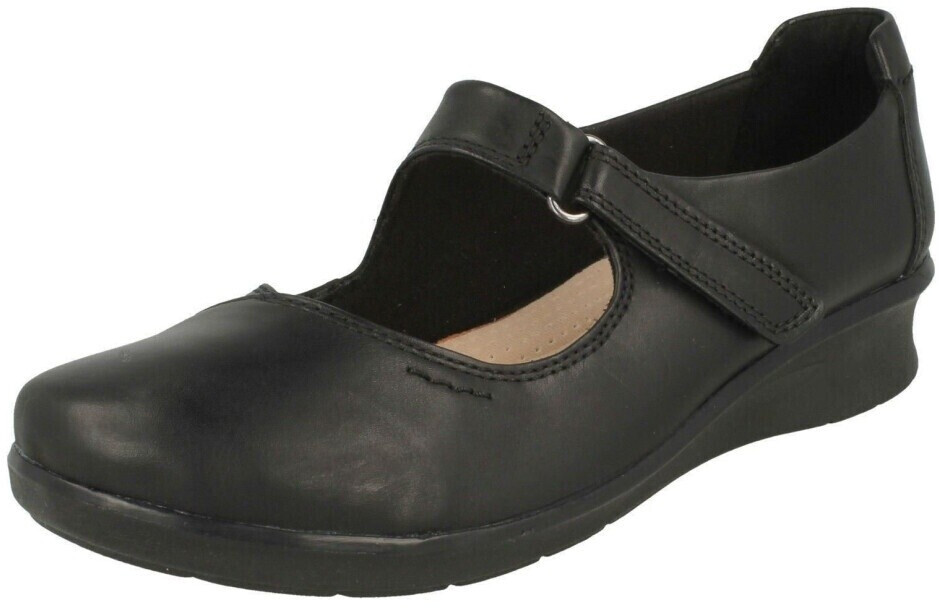 clarks georgia black leather