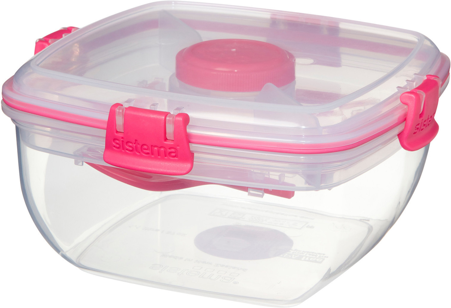 Sistema Lunchbox To Go Salad 1,1 l Pink