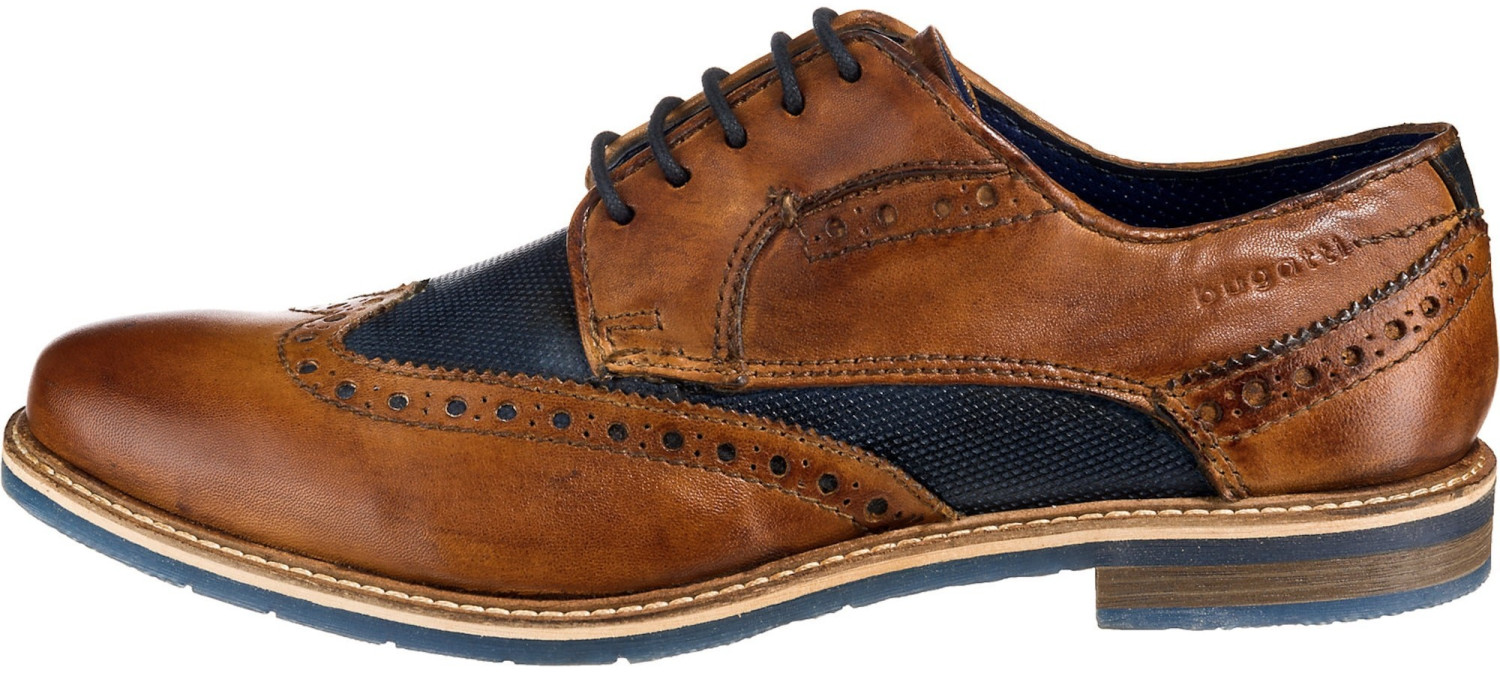 Bugatti 311259043535 cognac/dark blue