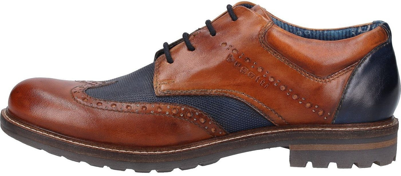 Bugatti 311815014141 cognac/dark blue