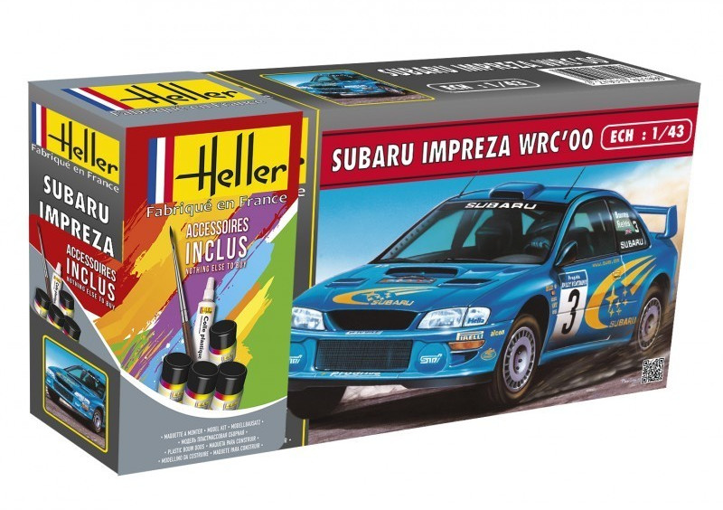 Heller Subaru Impreza WRC '00 avec accessoires (56194)