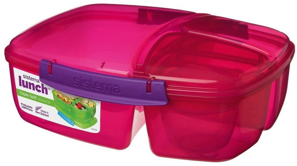 Sistema Lunch Triple Split 2 l Pink/Violet