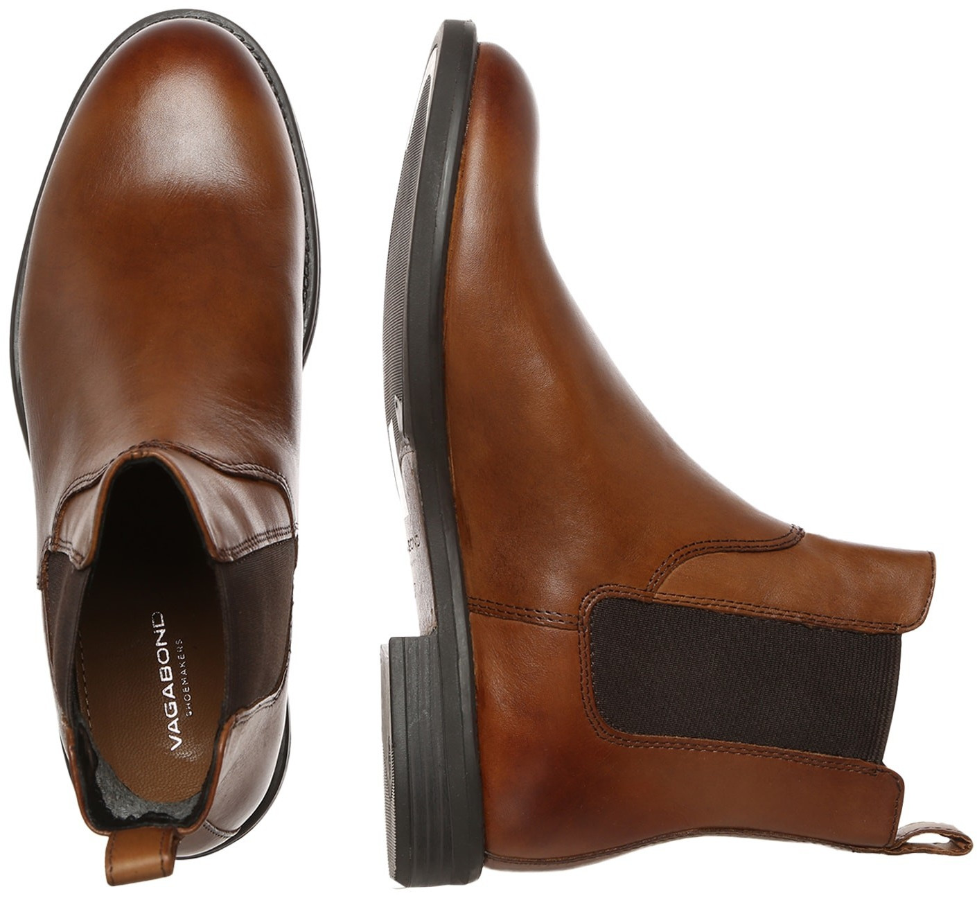 vagabond amina brogue cognac