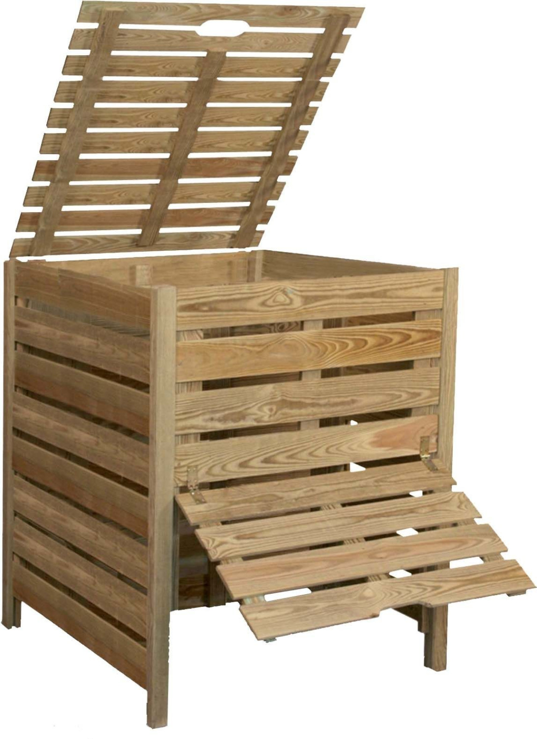 Soldes Jardipolys Composteur en bois 800 L 2024 au meilleur prix sur