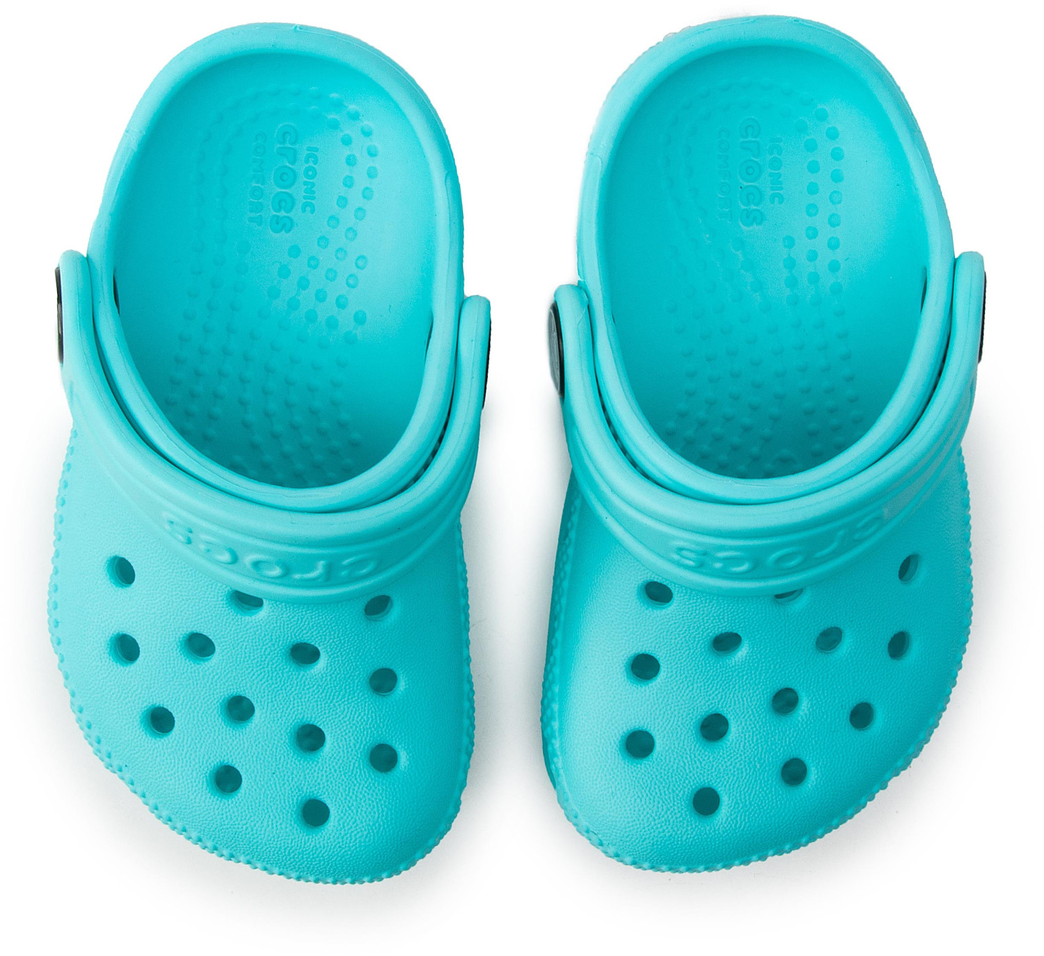 pool blue crocs