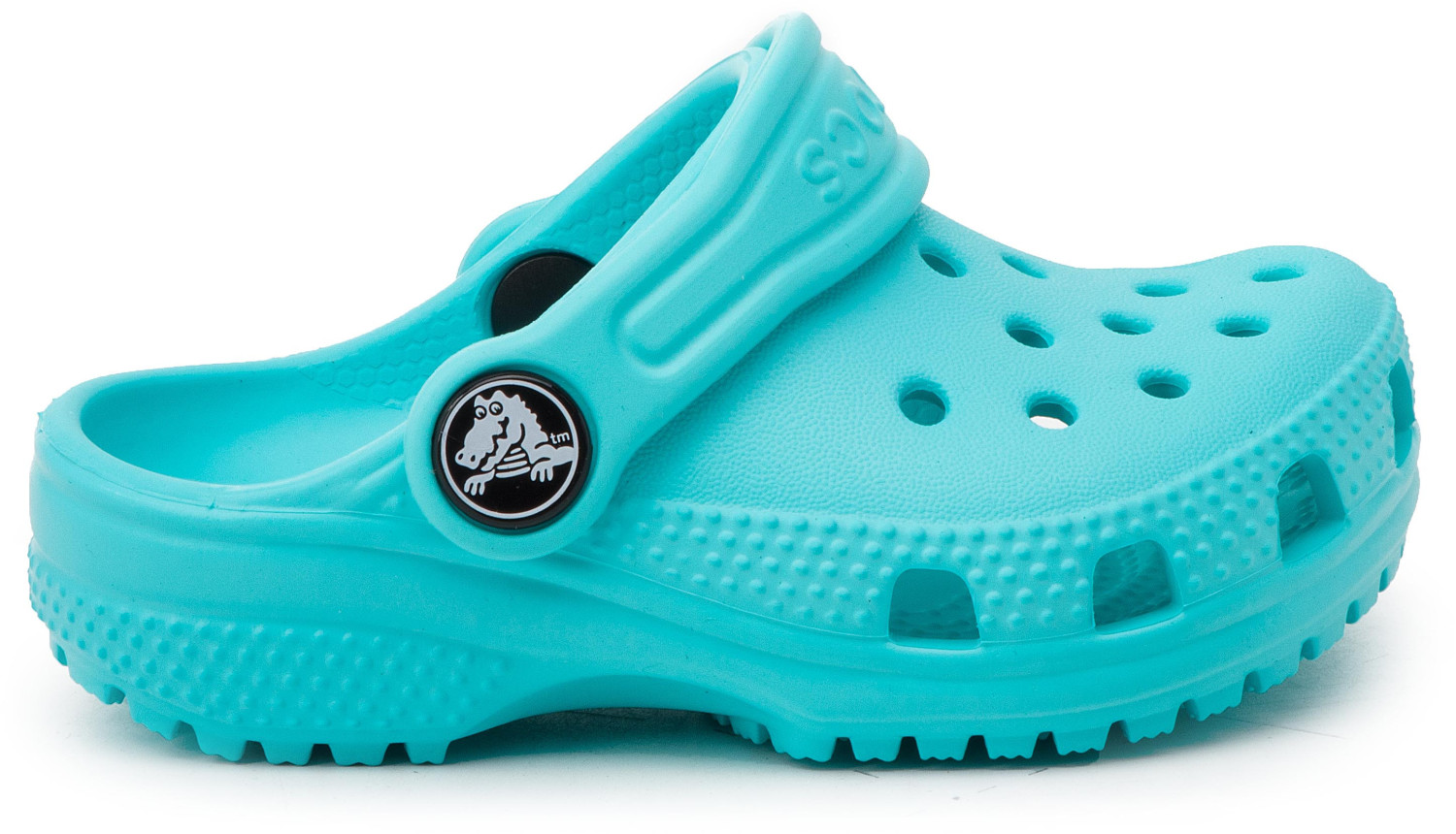 bright blue crocs