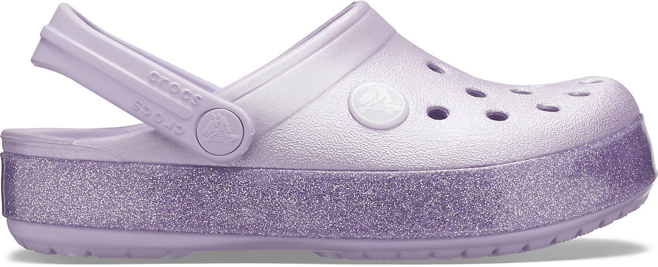 lavender crocband clog