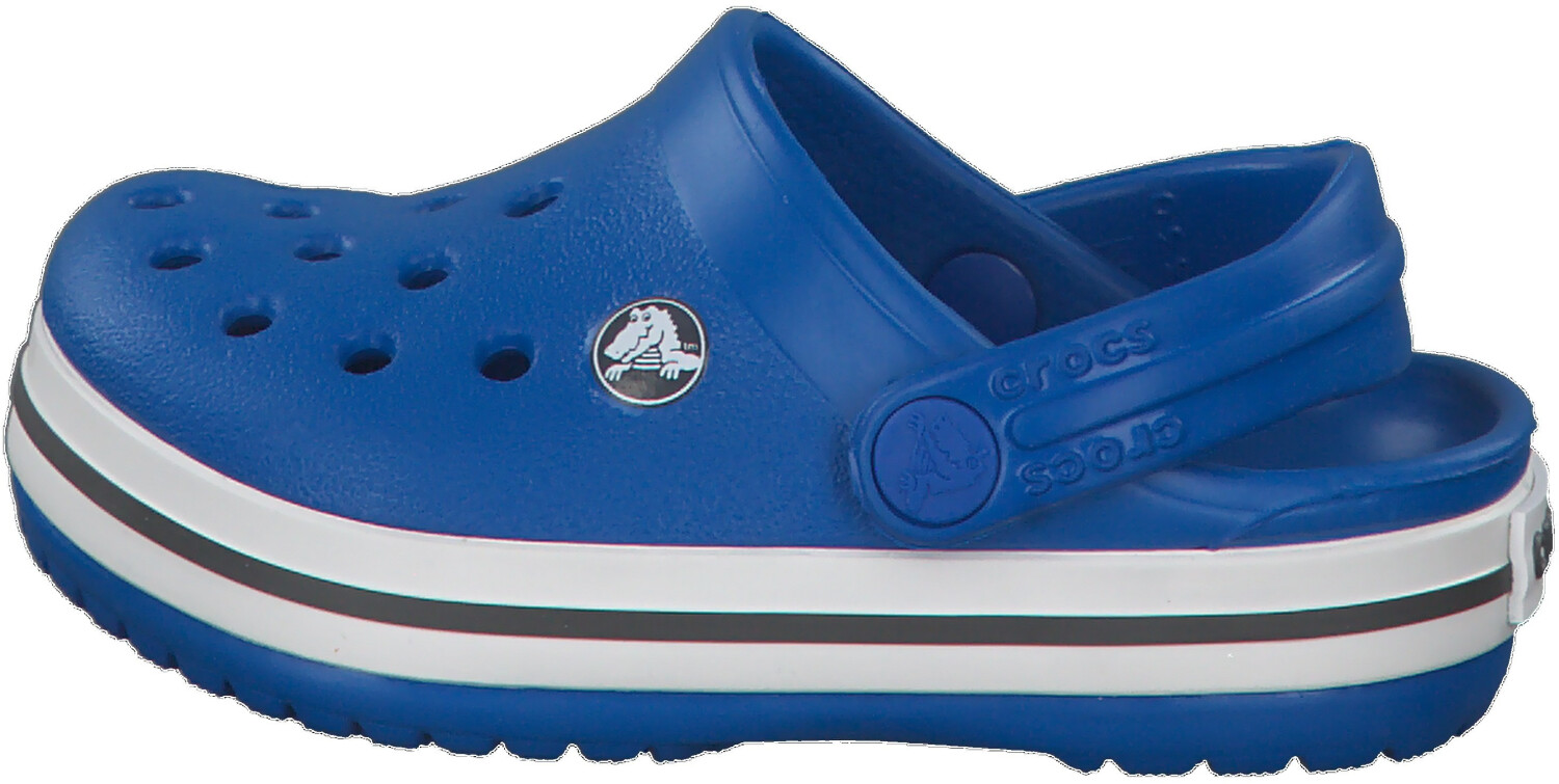 cobalt blue crocs with fur