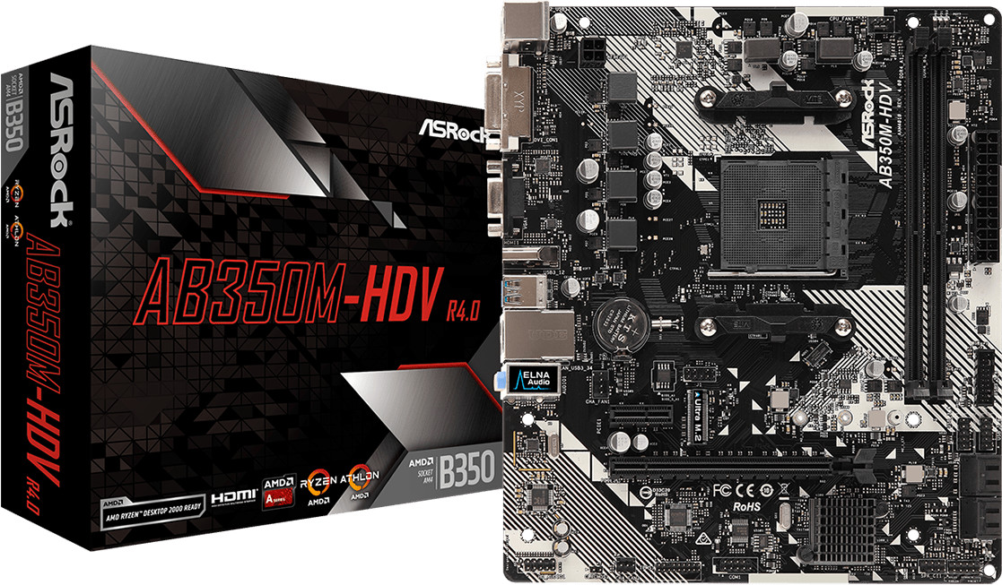 ASRock AB350M-HDV R4.0