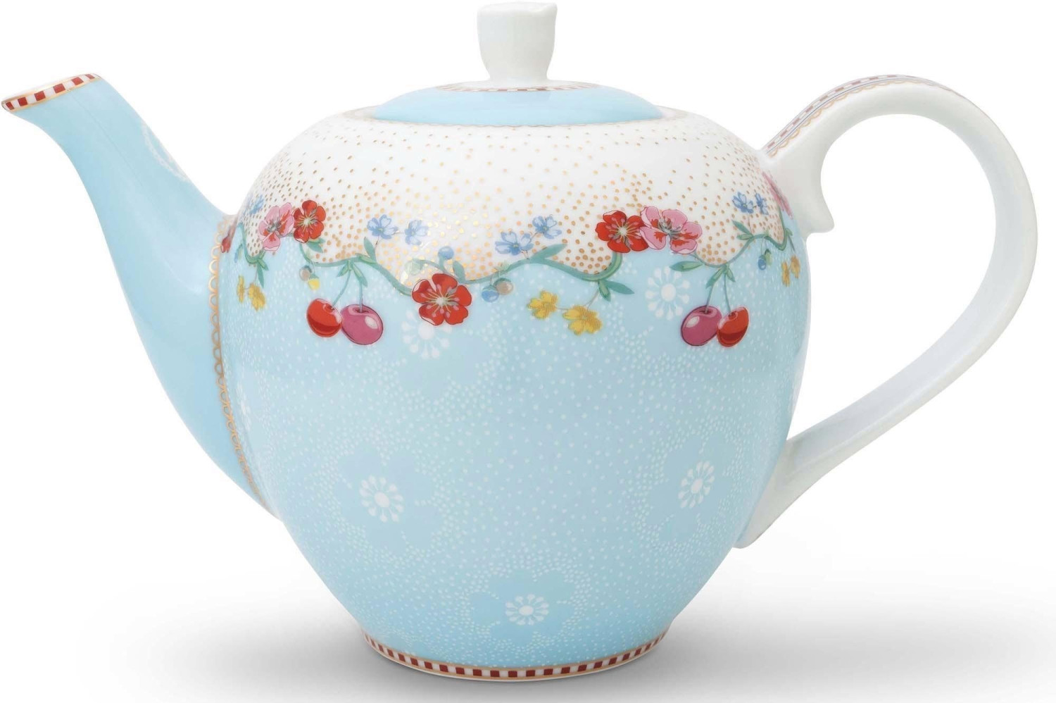 PiP Studio Teapot Cherry Blue (0,55 l)