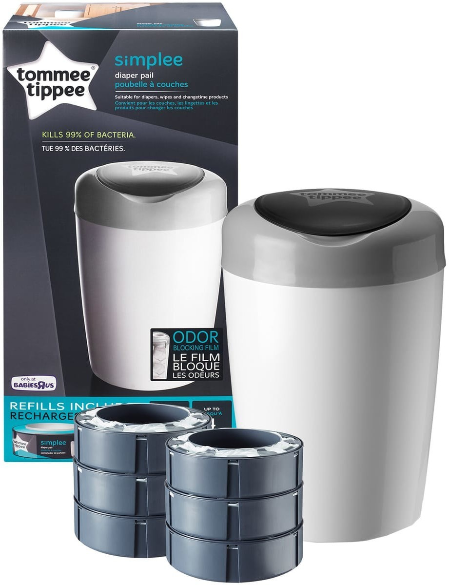 Tommee Tippee Starter pack Simplee Sangenic + 6 recharges au
