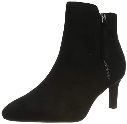 Clarks Calla Blossom black suede