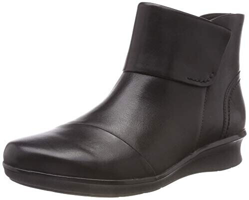 Clarks Hope Track black leather