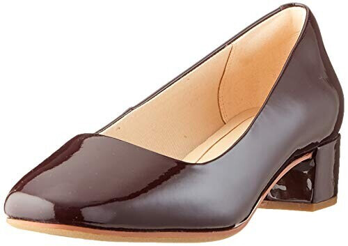 Clarks Orabella Alice burgundy patent