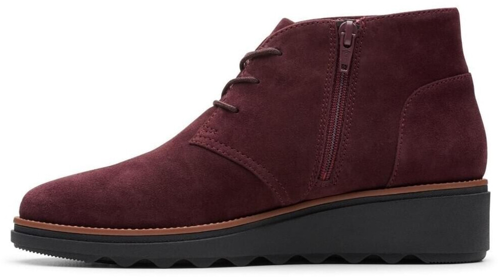 clark sharon hop wedge bootie