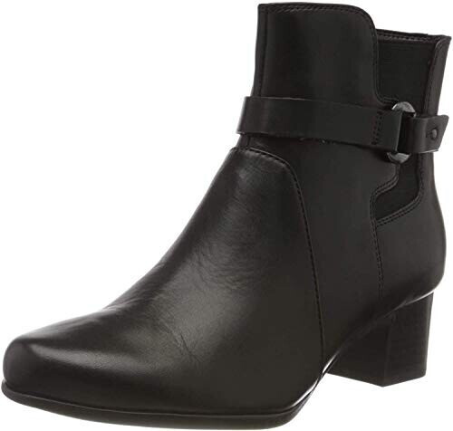 Clarks Un Damson Mid black leather