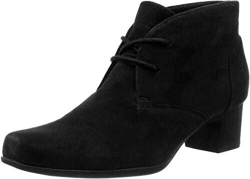 Clarks Un Damson Tie black suede