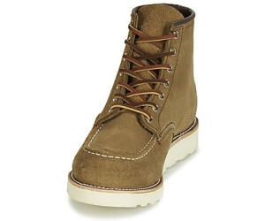 red wing moc toe concrete rough and tough