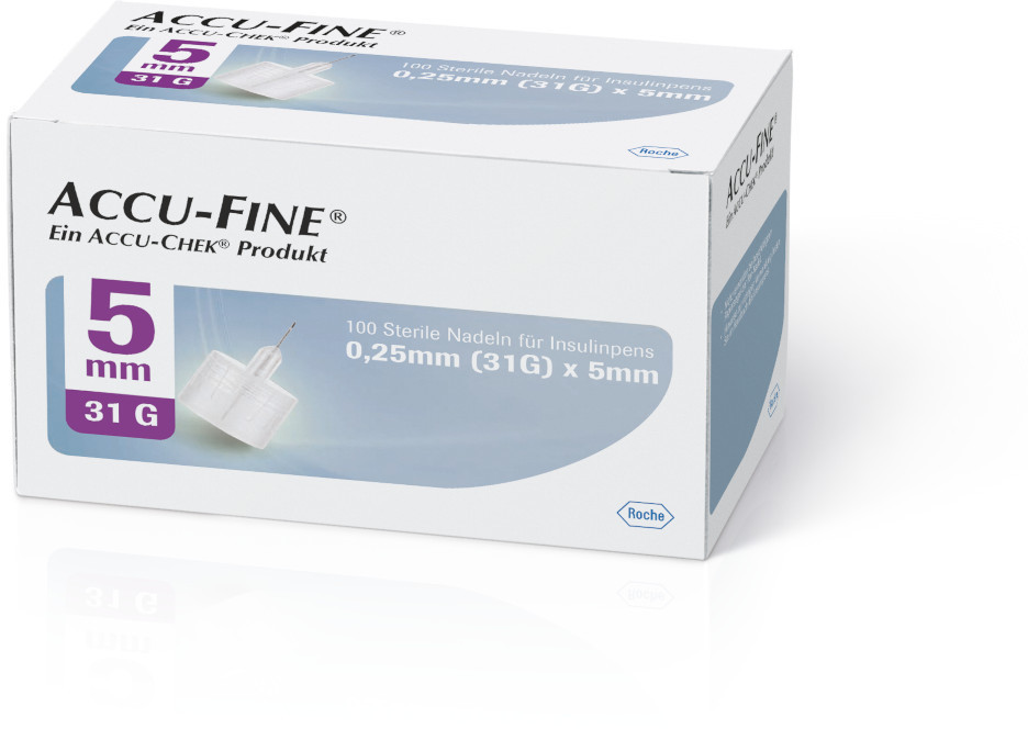 Roche Accu Fine Sterile Nadeln Für Insulinpens 5 Mm 31g 100 Stk Ab 1410 € Preisvergleich 