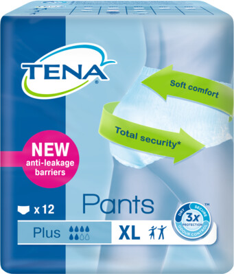Tena Pants Plus X-Large (12 pcs)