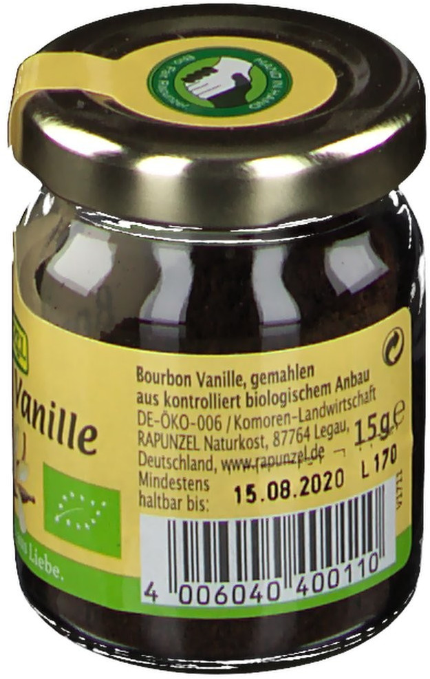 Vanille Bourbon en poudre BIO Rapunzel 15g