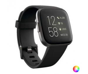 Fitbit Versa 2 Carbon Black a 269 20 oggi Migliori prezzi e offerte su idealo