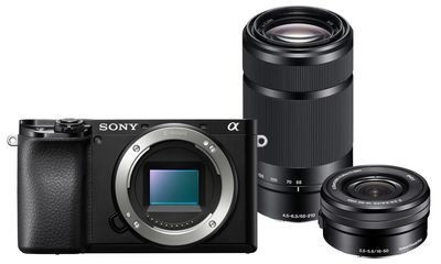 Appareil Photo Numérique Sony Alpha 6100 + 16-50mm + 55-210mm à Prix  Carrefour