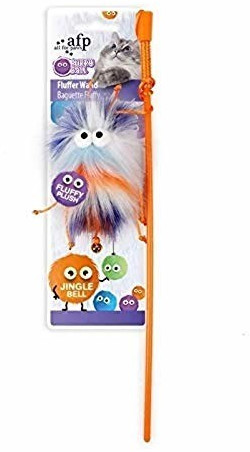 All for Paws Monster Furry Long Fluff Green Pink Yellow