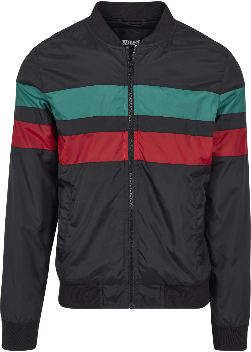 Urban Classics Light Jacket green / feuerred / black (TB2102-01269)