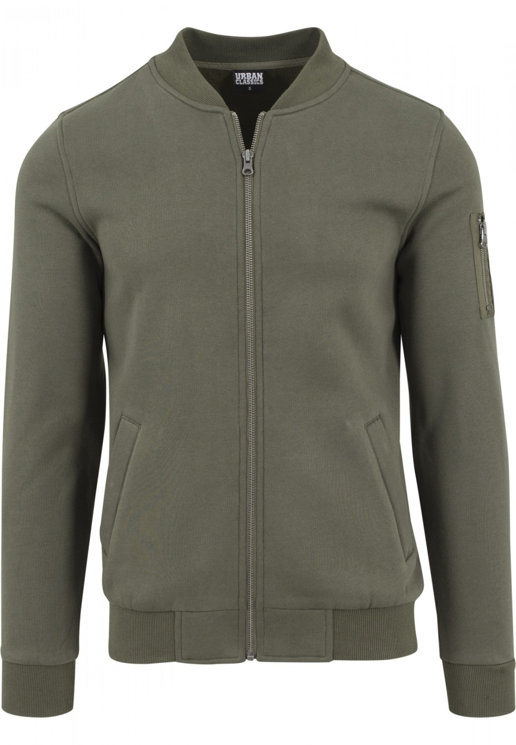 Urban Classics Sweat Bomber Jacket oliv (TB1409-00176)