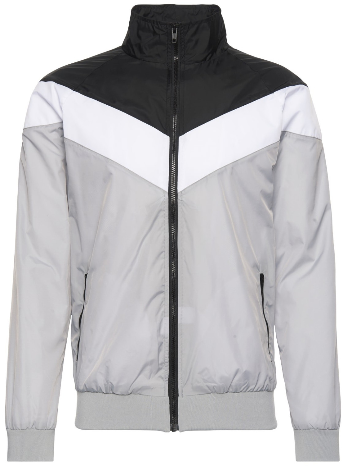 Urban Classics Übergangsjacke lightgrey / black / white (TB1615-00859)