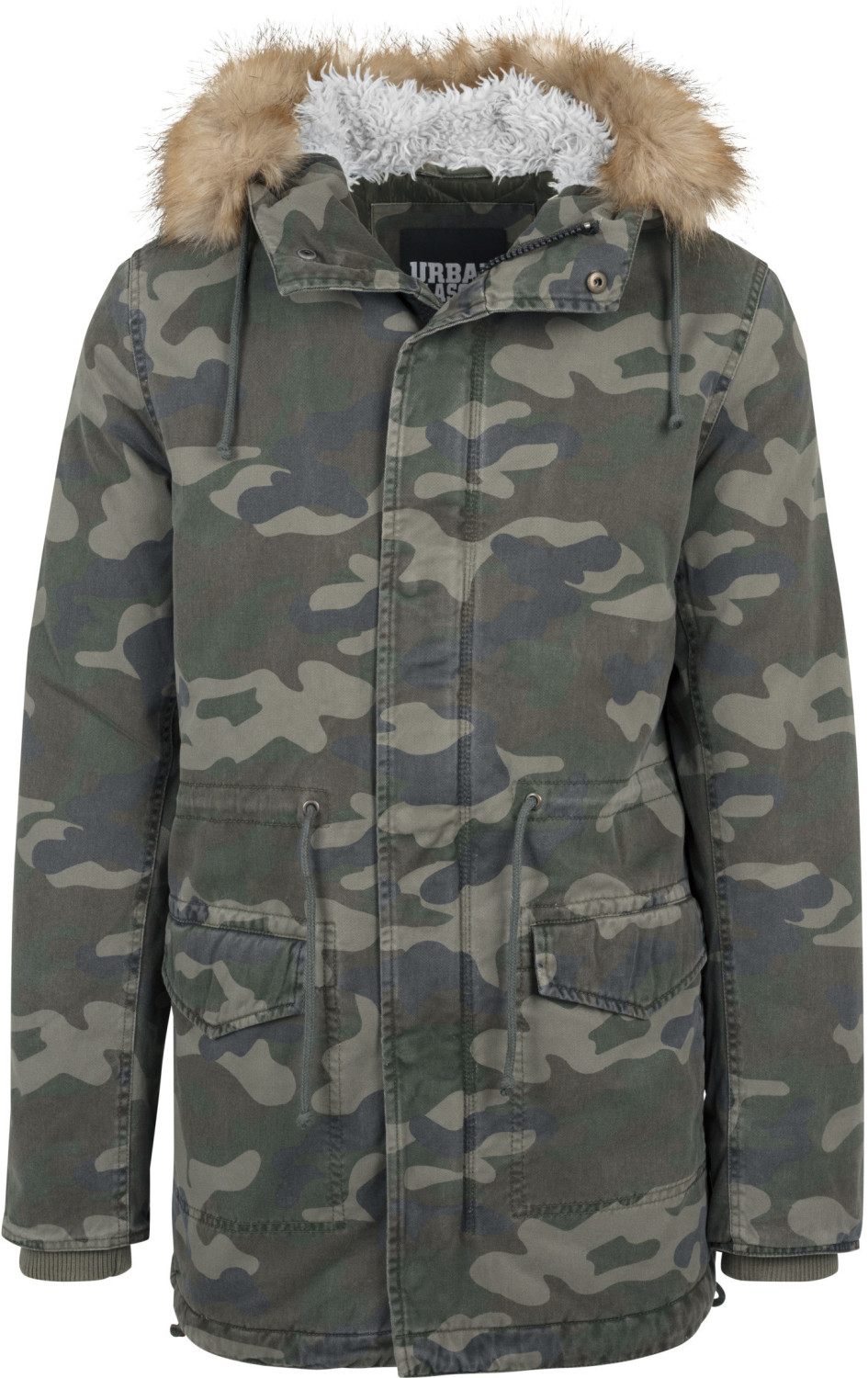 Urban Classics Übergangsparka Camo khaki / darkgreen (TB1811-00396)